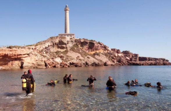 Cabo Palos Apt Salinas Marchamalo*Playa Amoladeras Cabo de Palos Dış mekan fotoğraf